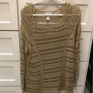 Soft Surroundings open weave spring top